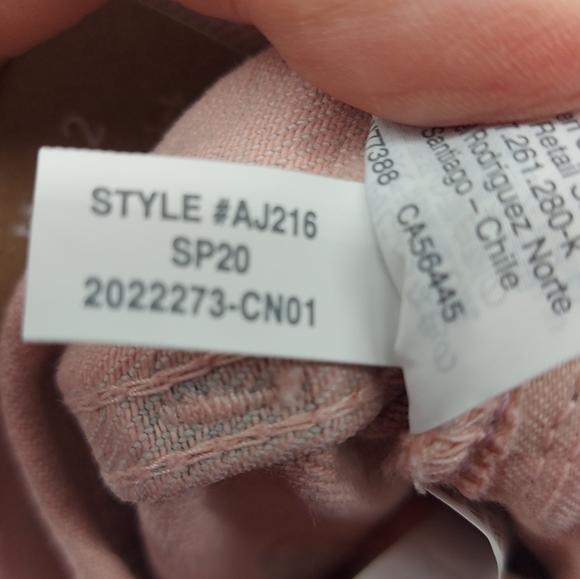 Madewell The Momjean: Overdyed Edition Pink Waist Size 32 - Picture 9 of 13